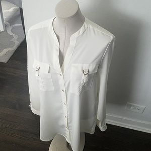 Calvin klein sheer shirt